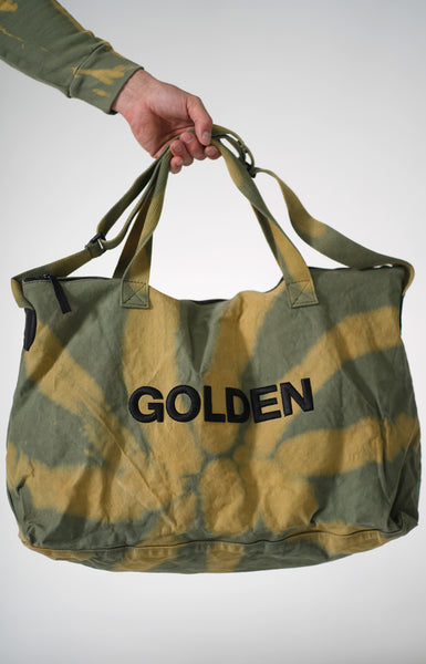 Golden Aesthetics Off White Gym Bag