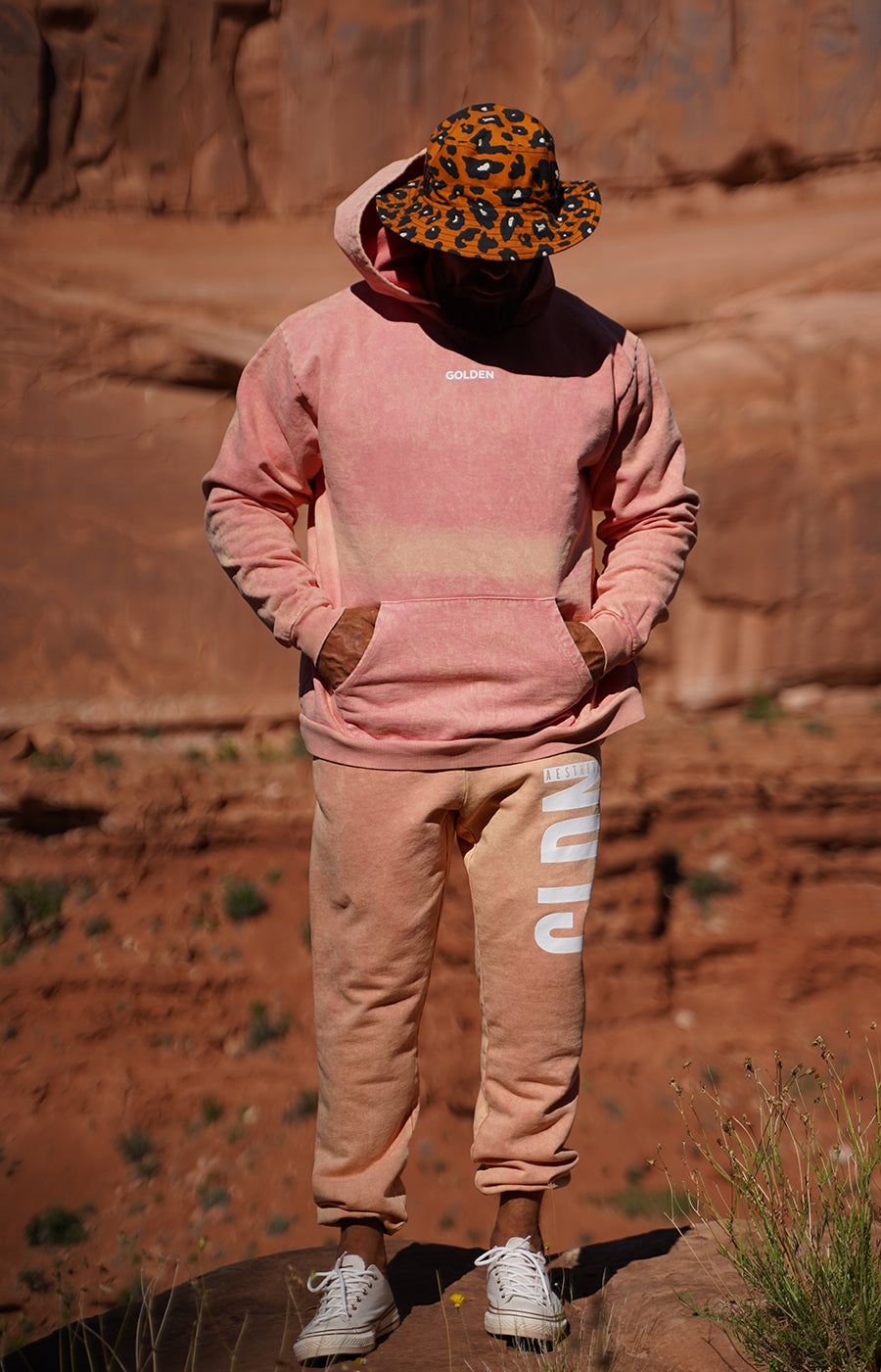 Peach Mineral Joggers