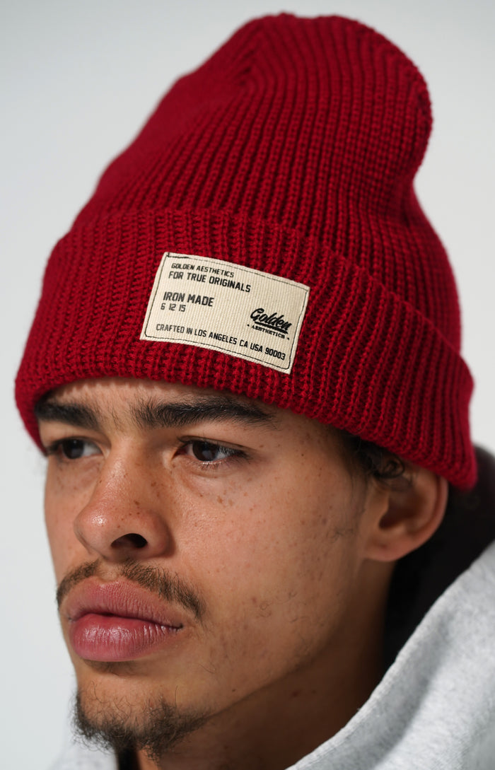 Burgundy Classic Beanie