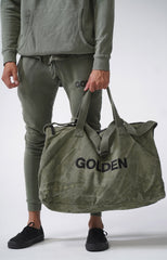 Golden Aesthetics Off White Gym Bag