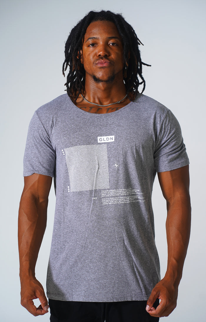 Heather Grey GLDN Scoop Neck T-Shirt