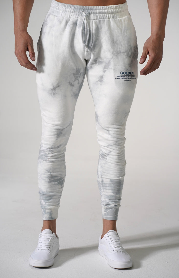 Marble Tie Dye Golden Joggers